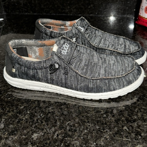 Hey Dude Men's Wally Sox Black Lightweight Comfortable Slip-On Shoe Size US 13 - Picture 6 of 9